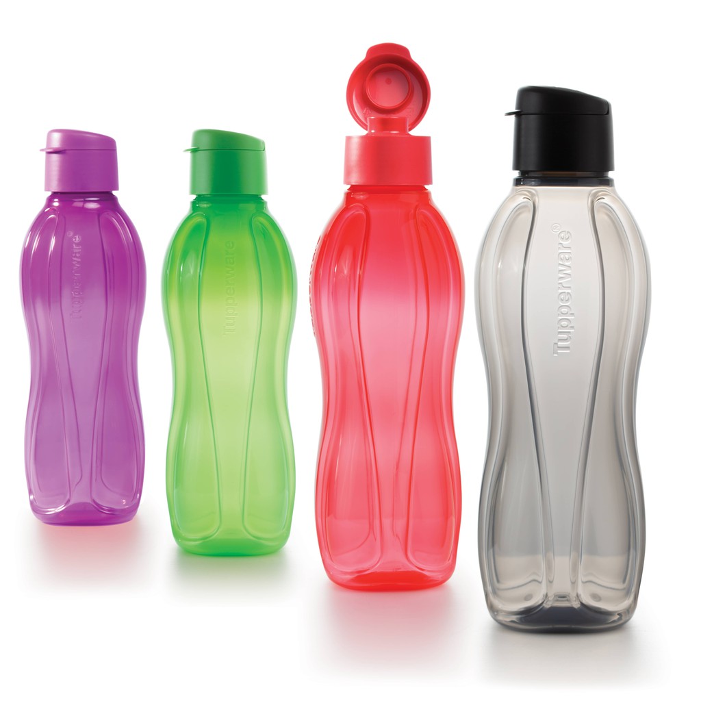 Bình nước Tupperware - Bình nước Eco Bottle 1 lít nắp bật - Thể tích 1 lít. Bình nước nhựa nguyên sinh.