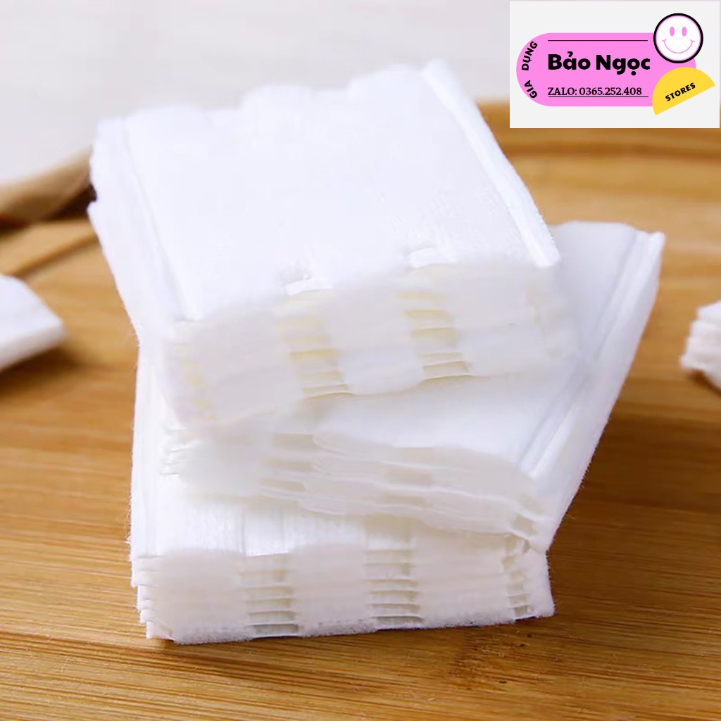 Bông Tẩy Trang 222 Miếng 3 Lớp Cotton Pads Mềm Mịn, Siêu Dai Siêu Tiết Kiệm - Hàng Nội Địa Trung
