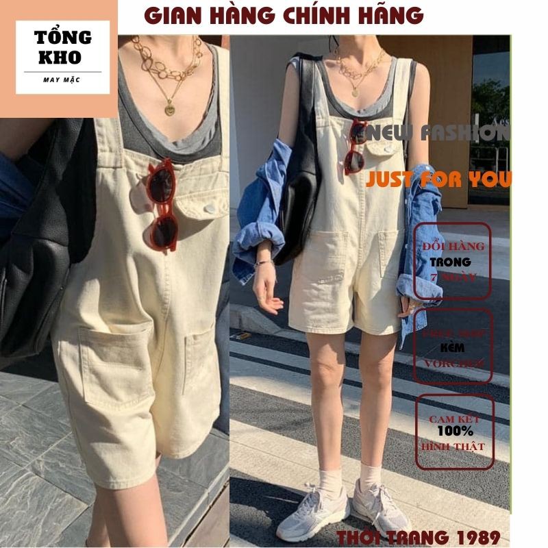 yếm bò sooc nữ ,quần bò dáng đẹp lên from chuẩn hót mẫu hè năm nay các nàng nhé chất mặc đẹp nhiều phong cách shop 1989😍 | BigBuy360 - bigbuy360.vn