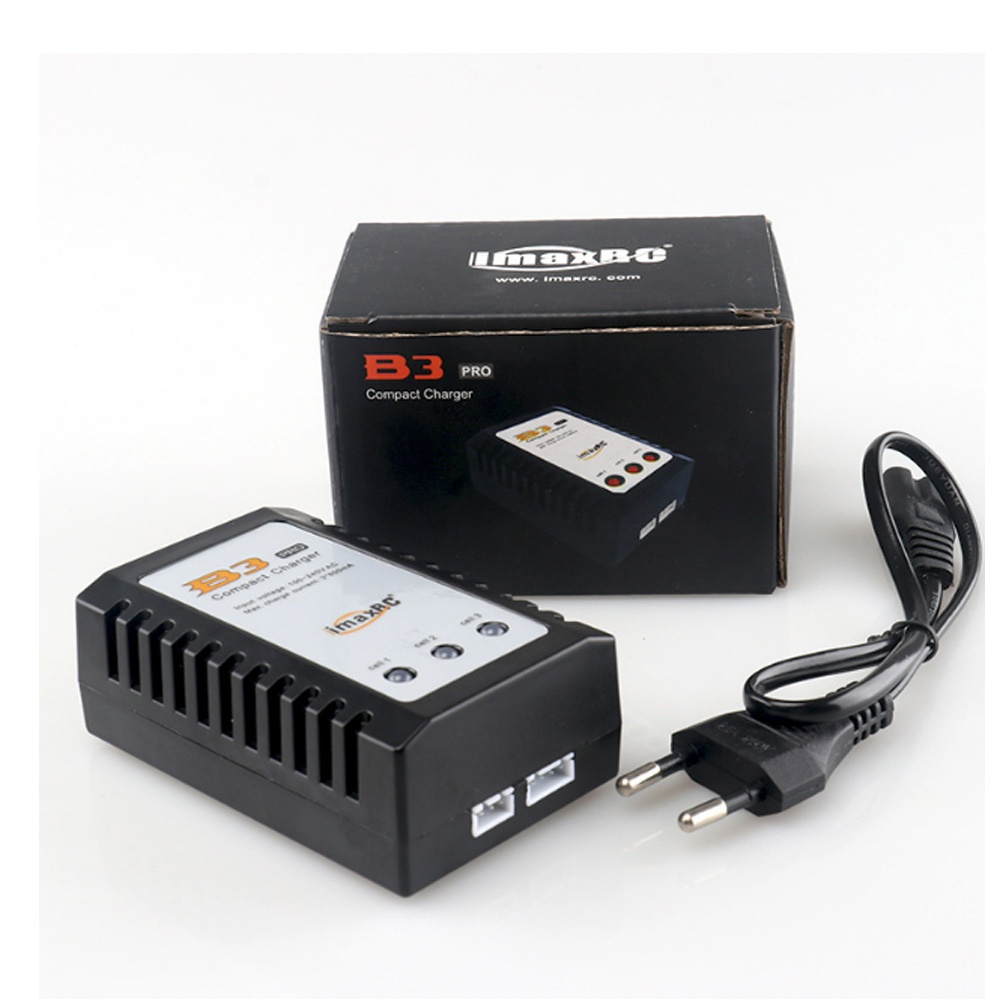 Bộ sạc B3 Pro imax RC 10W máy bay mô hình không người lái flycam 2S-3S pin lithium 7.4V11.1V sạc cân bằng