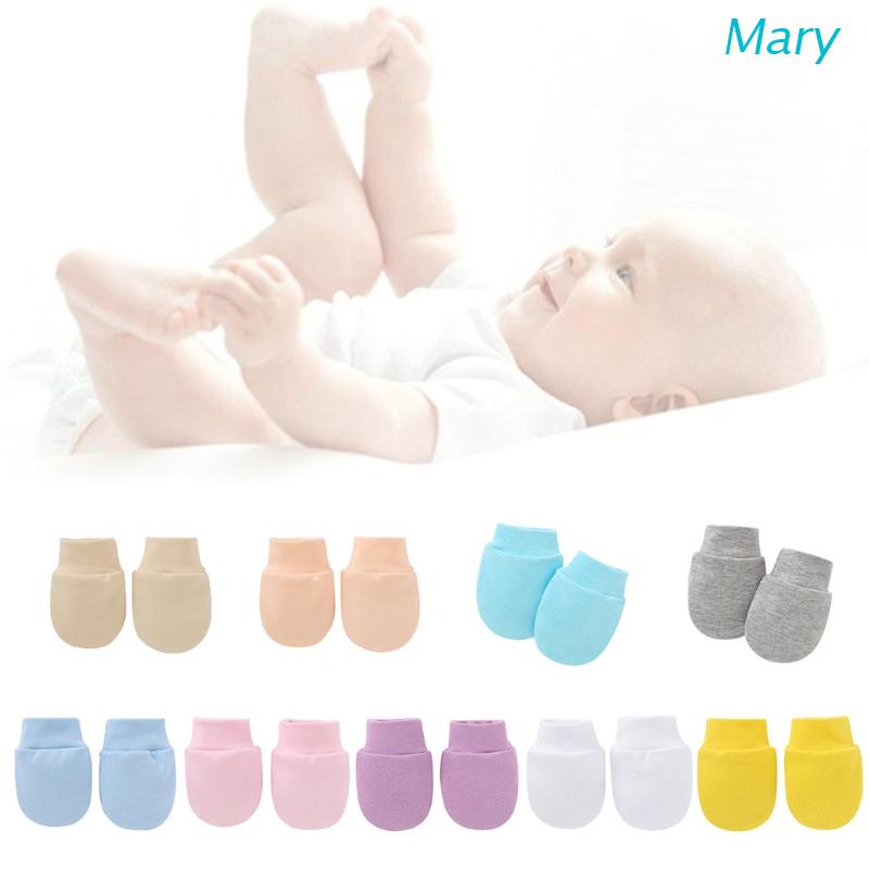 Vớ Cotton Mềm Chống Trầy Xước Bảo Vệ Tay Cho Bé Sơ Sinh