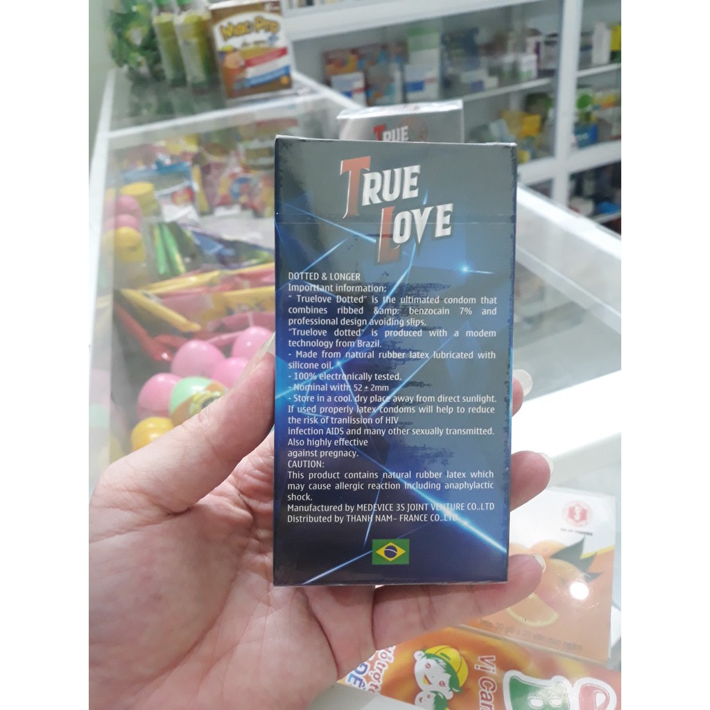 Bao cao su TRUE LOVE   – Hộp 10 chiếc