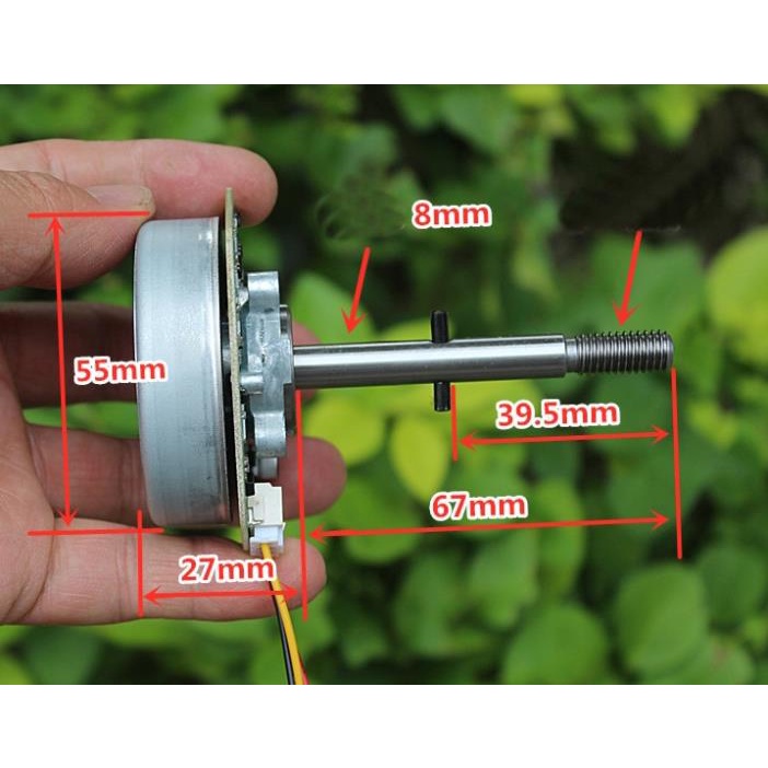 Động cơ dc chế quạt 12vol