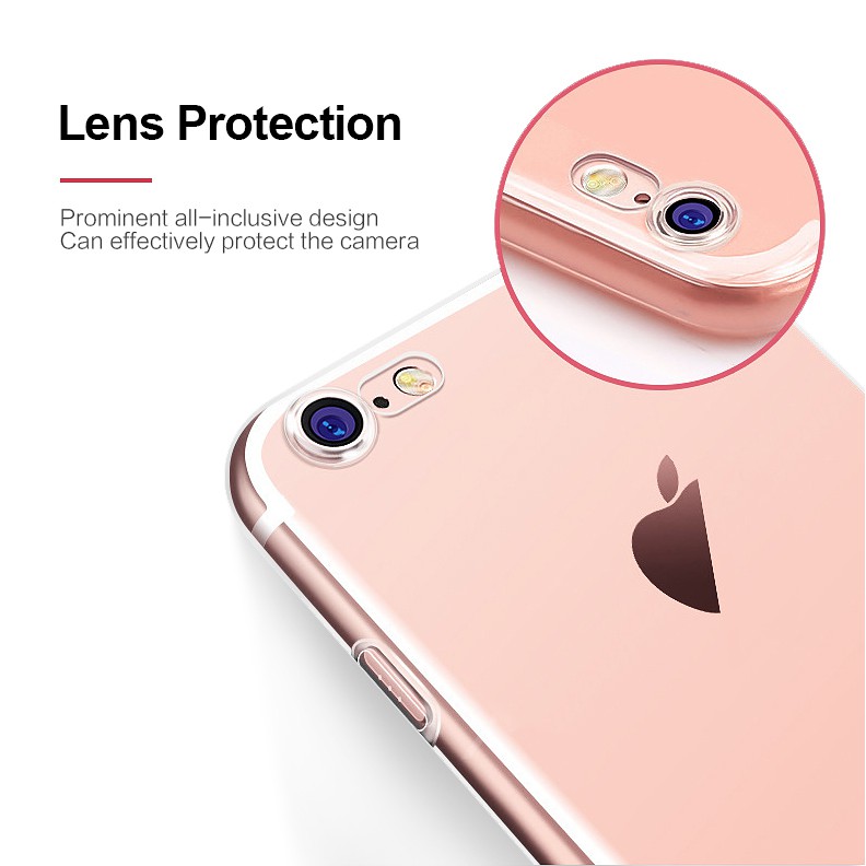 [ iphone 12 case ] Ốp điện thoại TPU trong suốt siêu mỏng cho iPhone 12 13 Pro max 7 8 Plus iPhone Xs 11 Pro Max X XR 6s 6 5s Ốp lưng