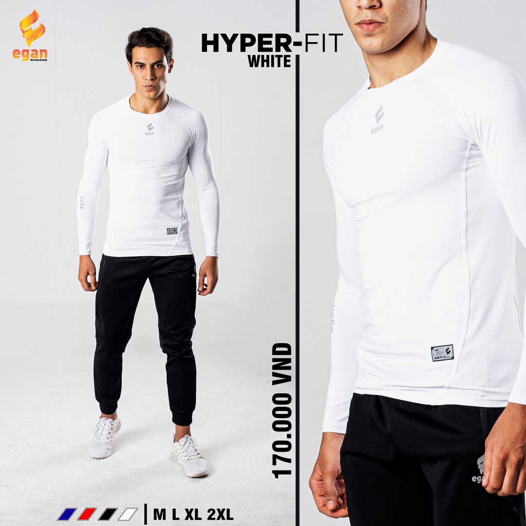 Áo Body Thể Thao Tay Dài Hyper-Fit Chống Tia UV
