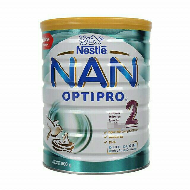 (Mẫu Mới) Sữa Nan OPTIPRO số 2, 800g (HSD: 04/20201.