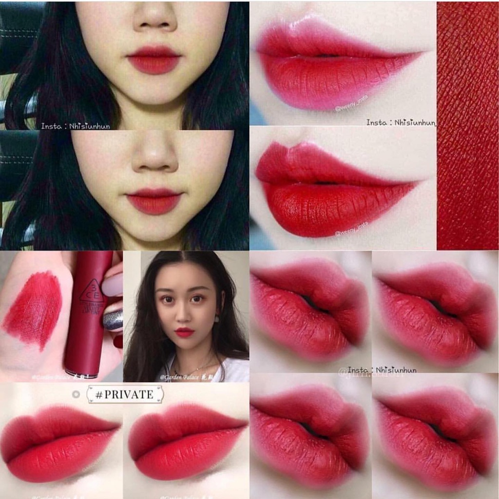 Son 3CE velvet lip tint