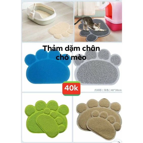 Thảm dặm chân chùi cát cho chó mèo