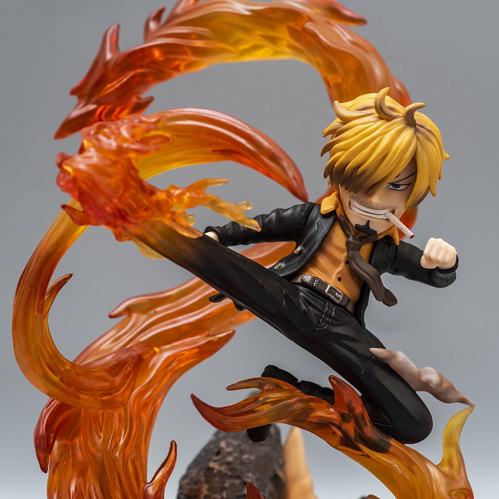 Mô hình One Piece Sanji Hắc Cước cao 22cm, mô hình One Piece Figure Sanji băng Mũ Rơm Haki Shop