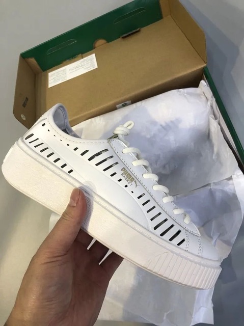 (37x4)Giày sneaker pumaa suede