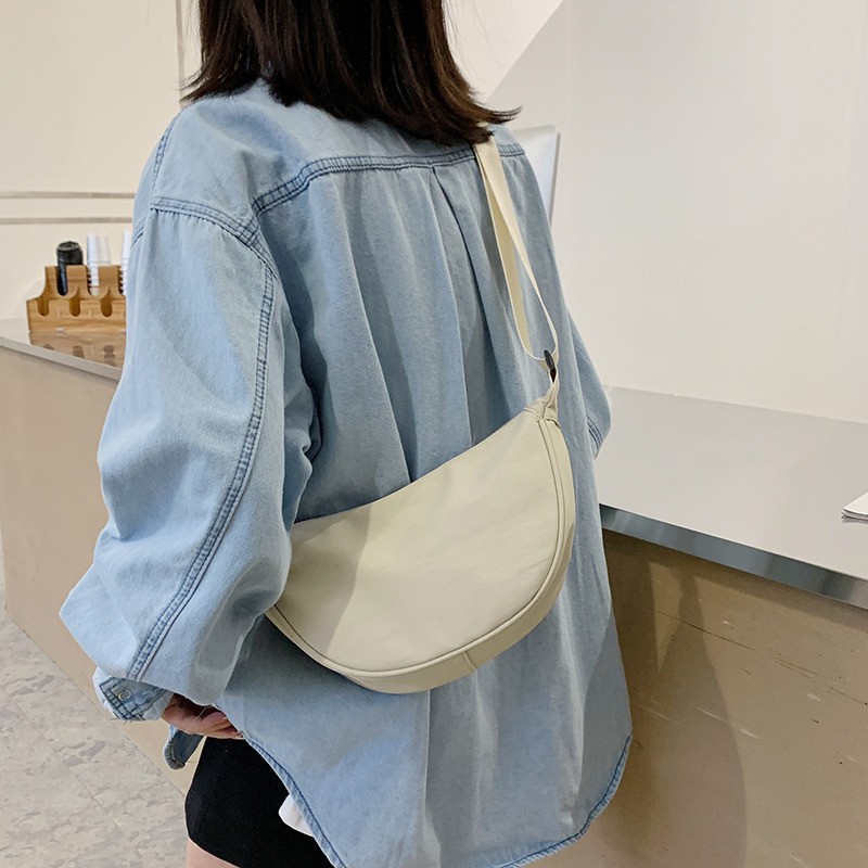 New Dumpling Bag Oxford Cloth College Student Underarm Bag Fresh Shoulder Messenger Bag | BigBuy360 - bigbuy360.vn