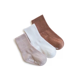 Set 3 đôi tất trơn màu Nemo Baby