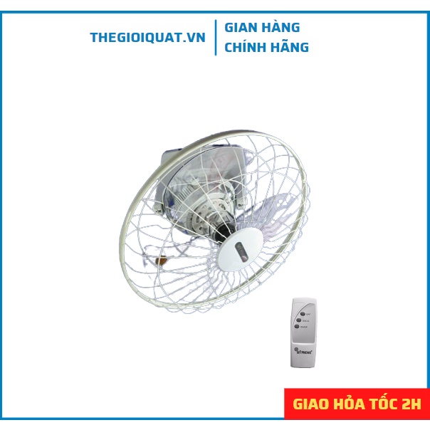 Quạt đảo trần Mỹ Phong MP16.SR sử dụng remote điều khiển từ xa, công suất 53W - Hàng chính hãng