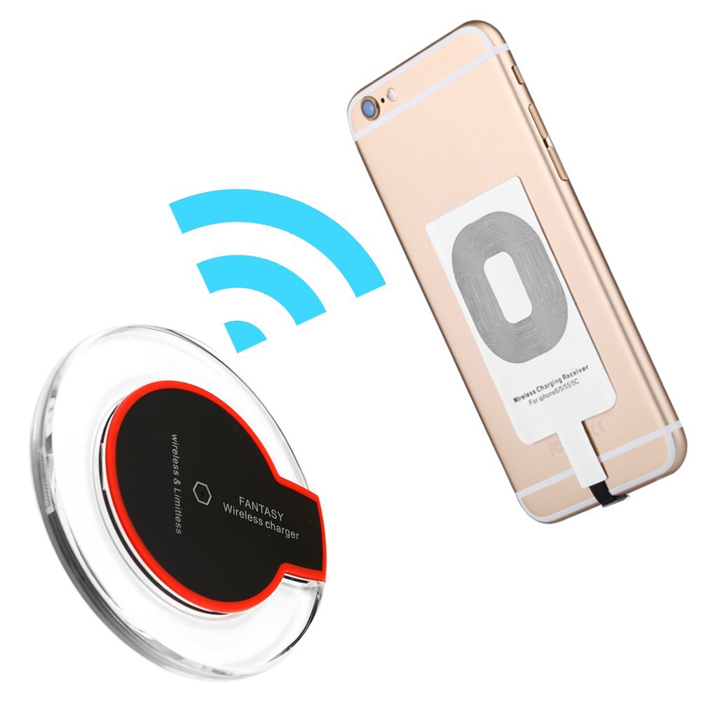 Universal Crystal Qi Wireless Charger Charging Pad for iPhone 6 Samsung LG HTC vn