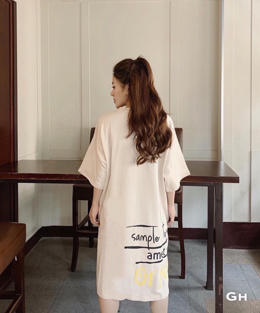 Váy phông suông in hình mèo kute | BigBuy360 - bigbuy360.vn