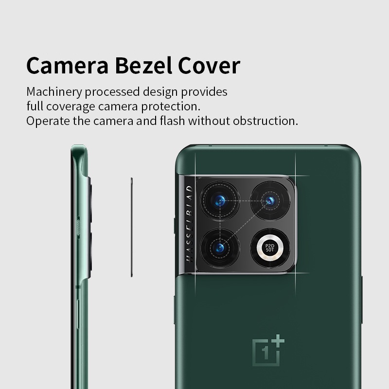 Ốp Điện Thoại Chống Trầy Xước Có Vòng Kim Loại Bảo Vệ Ống Kính Máy Ảnh Cho OnePlus 11R 10T 11 10 Ace 2 Pro