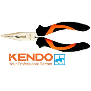 Kìm kềm mũi nhọn 160mm 6inch hcs tpr kendo 10301