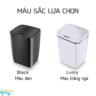 Thùng rác 12L cảm ứng tự mở đóng TZL-12L thông minh tiện ích sang trọng