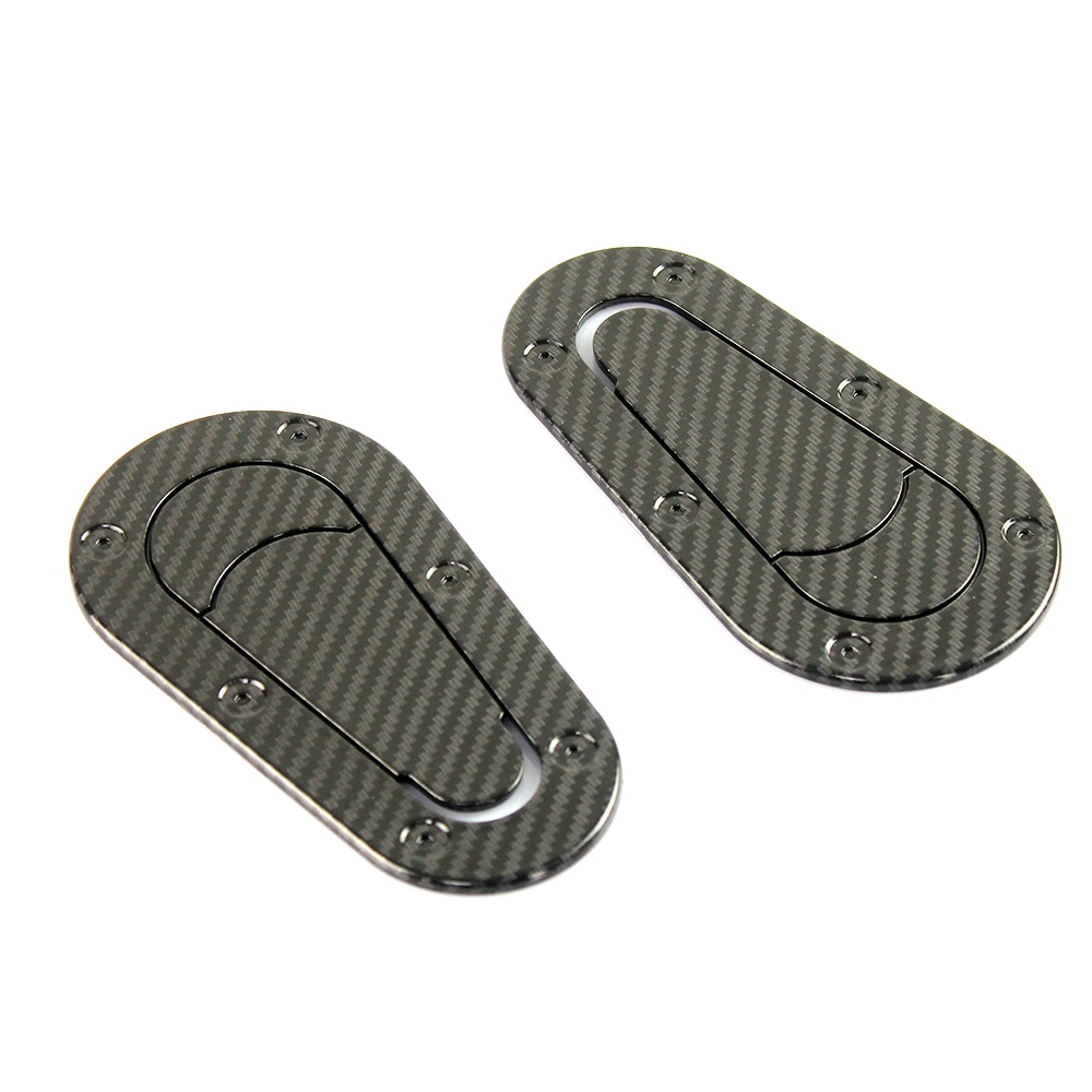 Miếng Dán Trang Trí Nút Khóa Xe Hơi bmw toyota audi opel Bằng Sợi carbon