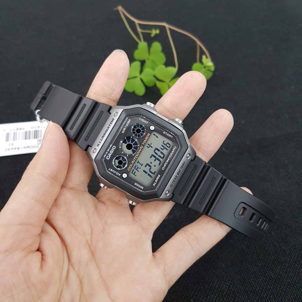 Đồng hồ Nam Casio WorldTime AE-1300WH-8AVDF dây nhựa