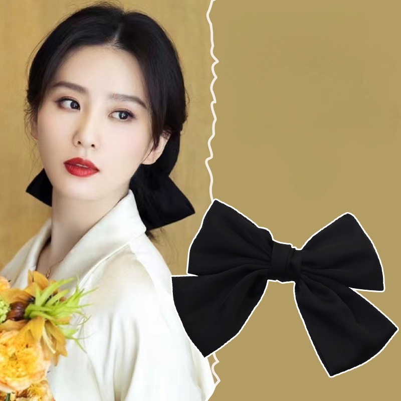 Kẹp tóc nơ cỡ lớn kiểu Hàn Quốc dễ thương