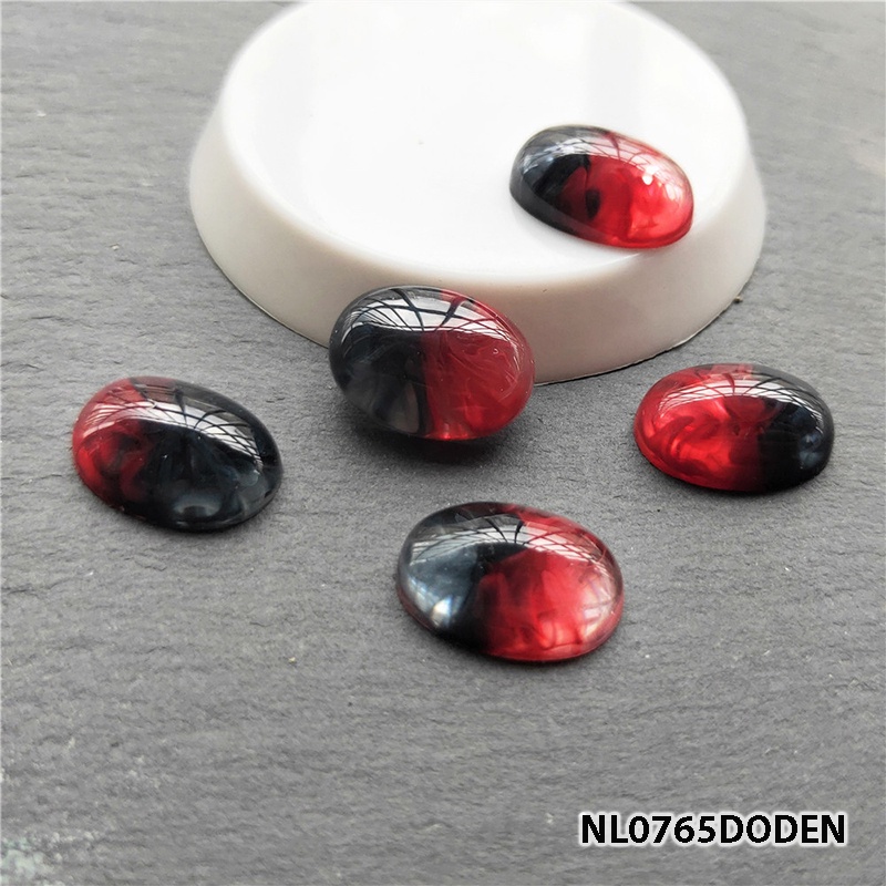 1 hạt dán đáy bằng chất liệu resin nguyên liệu làm trâm làm trang sức cổ trang