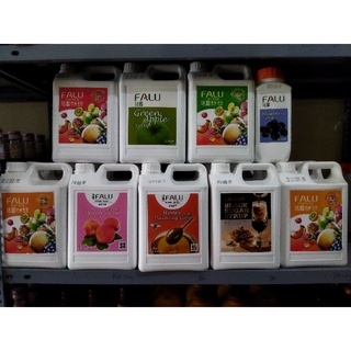 Siro vị dâu,đào, bạc hà, dưa lưới, đường đen, việt quất chai 300ml ( chiết từ chai to hãng Falu)