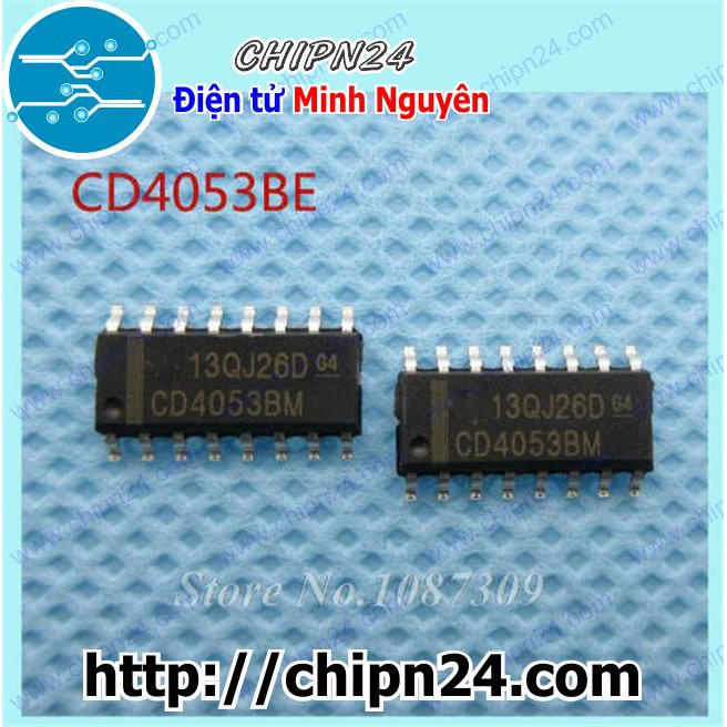 (SOP) IC Dán CD4053 SOP-16 (SMD) (CD4053BM 4053)