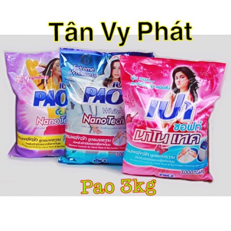 Bột Giặt Pao 3kg - Thái Lan