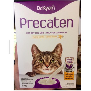 Sữa bột dinh dưỡng cho mèo Dr.Kyan Precaten hộp giấy 110g