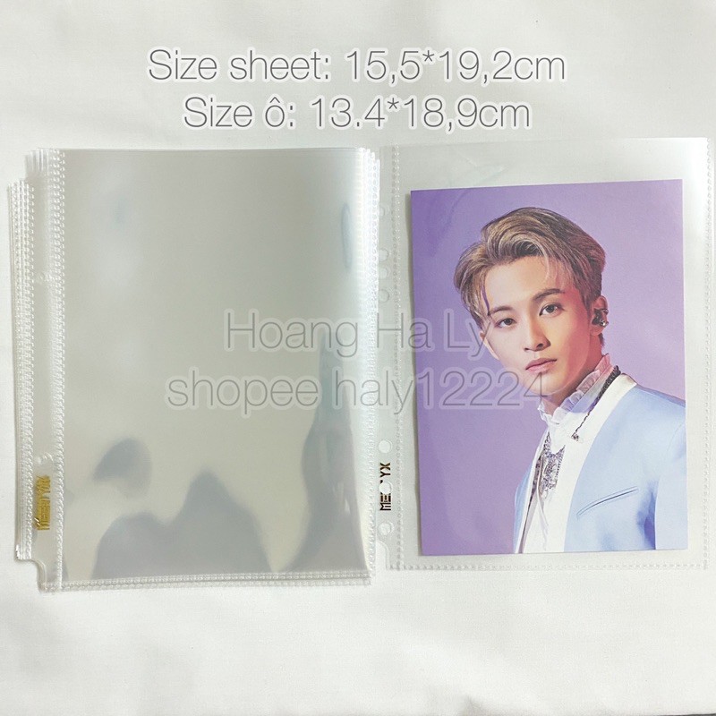 SHEET MEET ĐỰNG BÀI/CARD 1 Ô SIZE A5