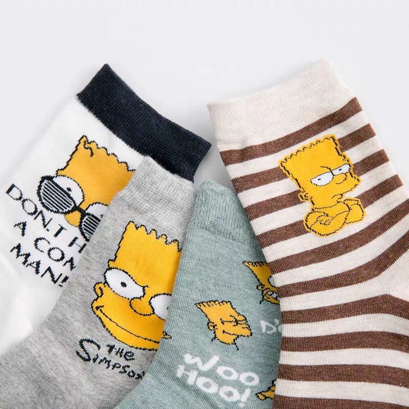 Tất vớ cao cổ 10cm hình Simpson - tiemcuaan