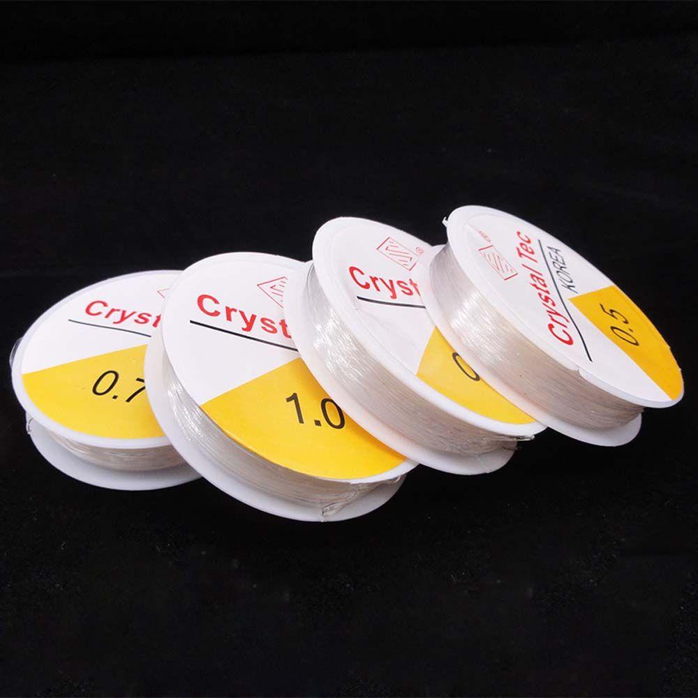 JARRED 1 Cuộn Dây Trong Suốt 0.5-1.0MM Làm Vòng Đeo Tay / Vòng cổ Tiện Dụng