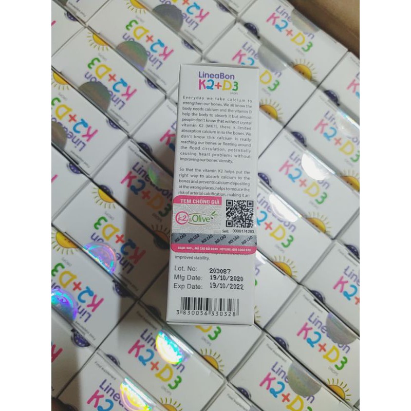 [chat để nhận giá tốt]Lineabon D3K2 hỗ trợ tăng chiều cao cho bé | Thế Giới Skin Care