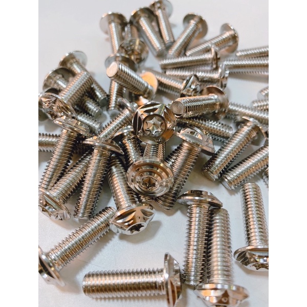 Ốc đĩa trước 8li25 Salaya inox 304 không gỉ, gắn thông dụng xe Honda & Yamaha