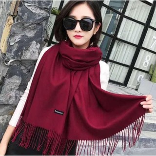 #203 khăn dạ cashmere quàng cổ lông cừu nam, nữ chất đẹp