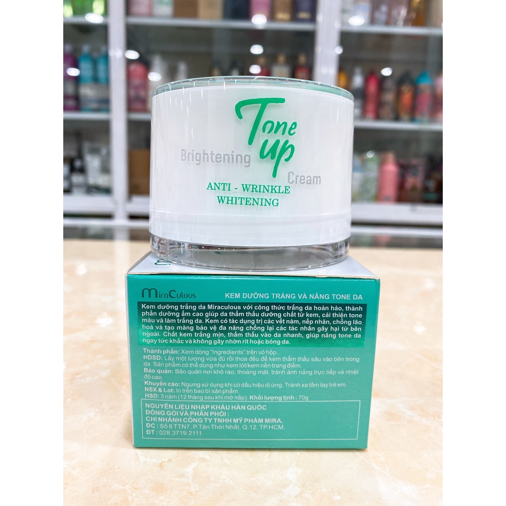Kem Dưỡng Trắng Da Miraculous Brightening Tone Up Cream 70g
