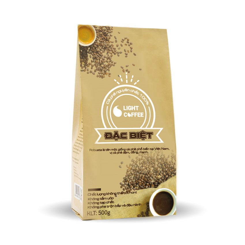 500Gr - Cà phê bột Robusta Đặc biệt nguyên chất 100% - Light Coffee