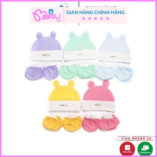 Mũ sơ sinh + bao tay+ bao chân✨ set mũ bao tay bao chân cho bé sơ sinh