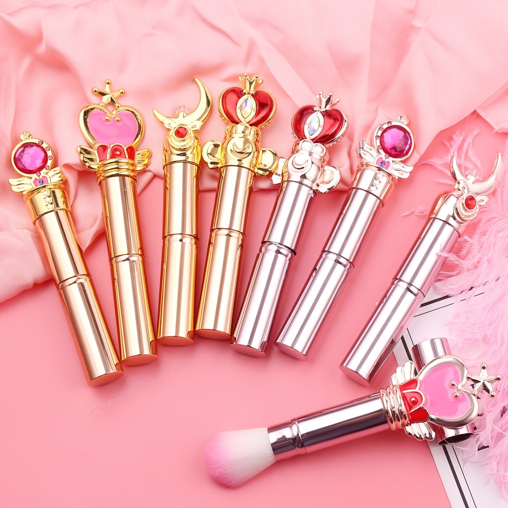Cọ đánh phấn phủ/phấn má hồng trang điểm thiết kế theo anime Cardcaptor Sakura/Sailor Moon