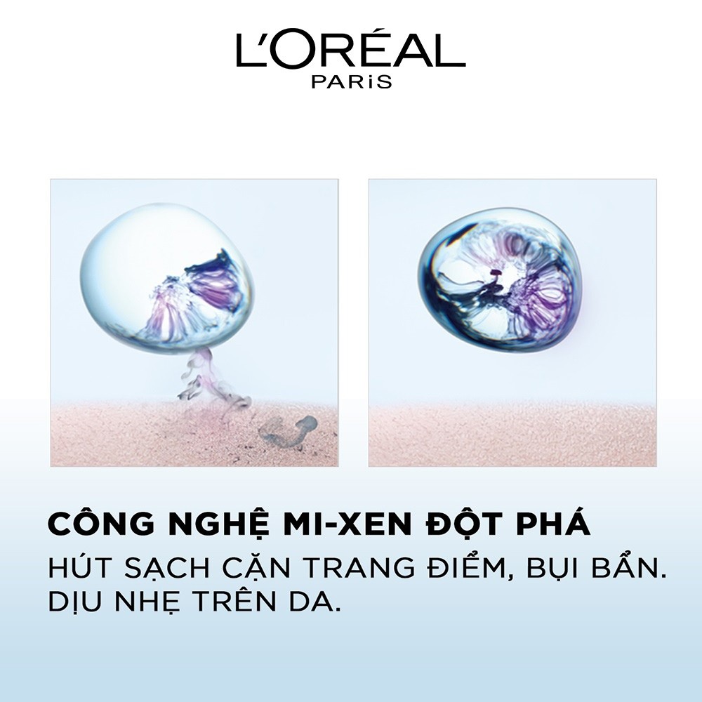 [ Mẫu Mới ] Nước Tẩy Trang Làm Sạch Sâu 3 In 1 L'Oreal Micellar Water 400ml