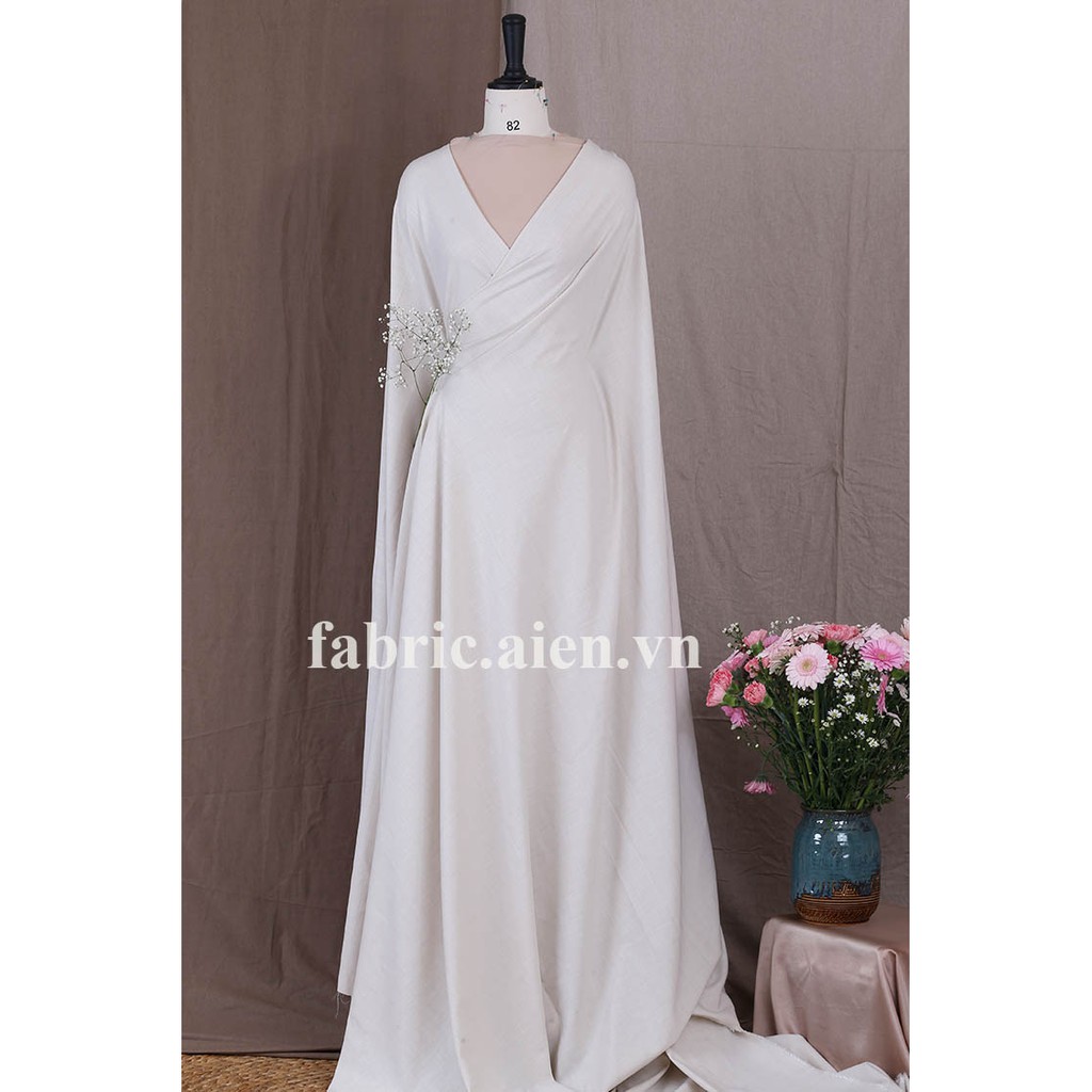 Vải linen may đầm hay áo sơ mi công sở đều xinh
