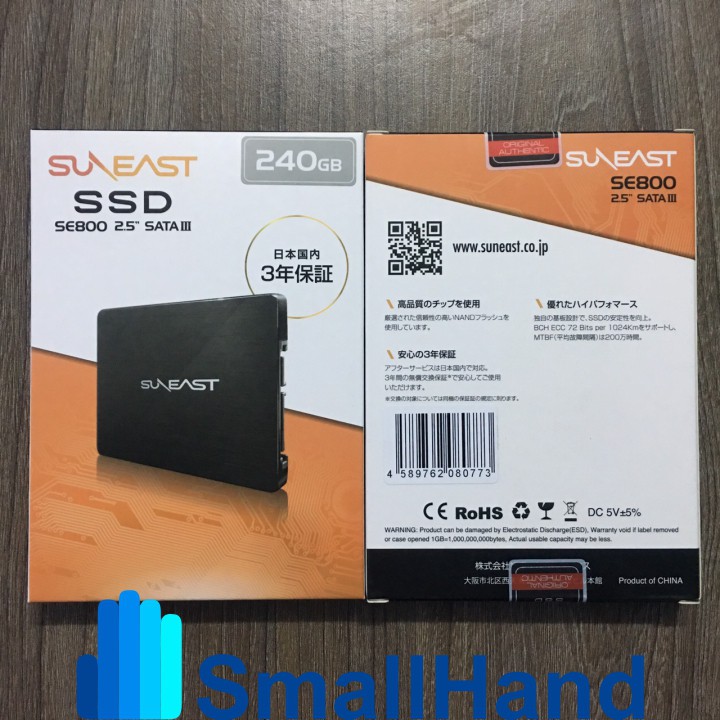 Ổ cứng SSD SunEast 240GB nội địa Nhật Bản – CHÍNH HÃNG – Bảo hành 3 năm – SSD 240GB – Tặng cáp dữ liệu Sata 3.0