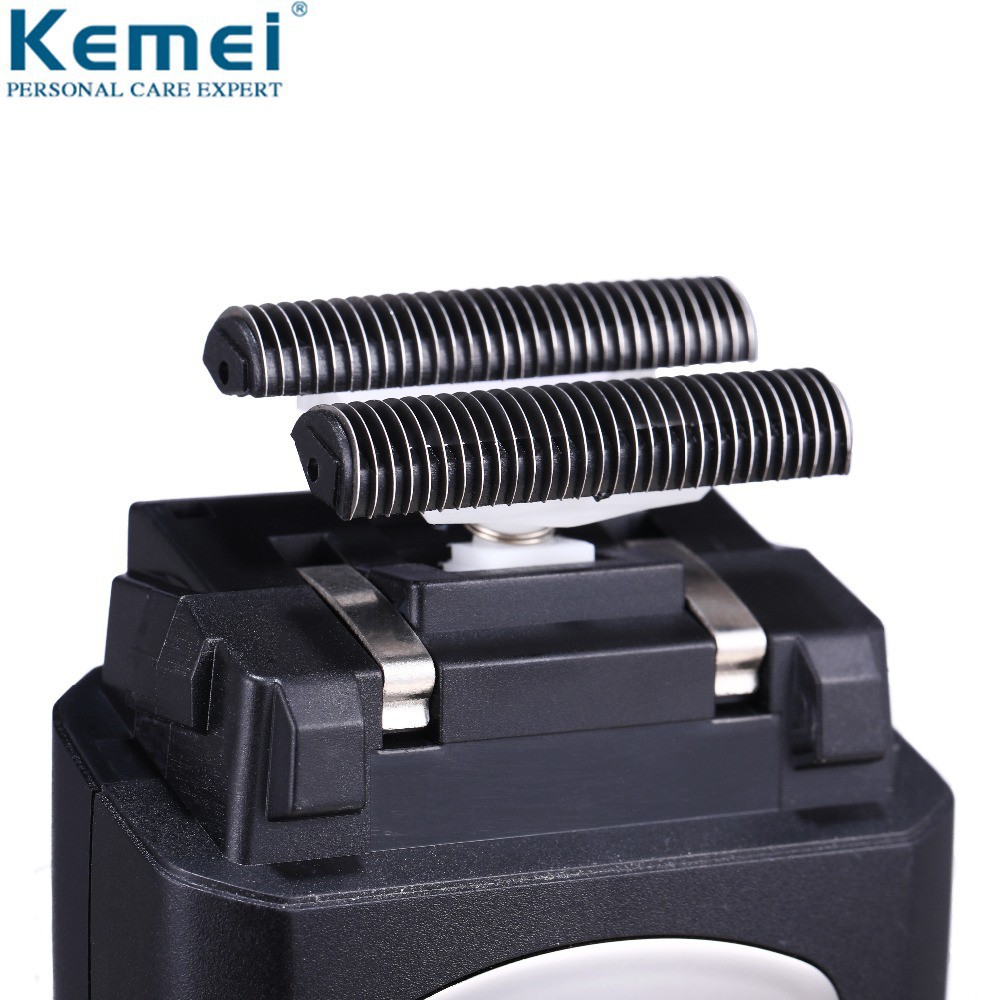 Tông đơ cắt tóc/ cạo râu Kemei hai lưỡi sạc pin đa năng tiện dụng