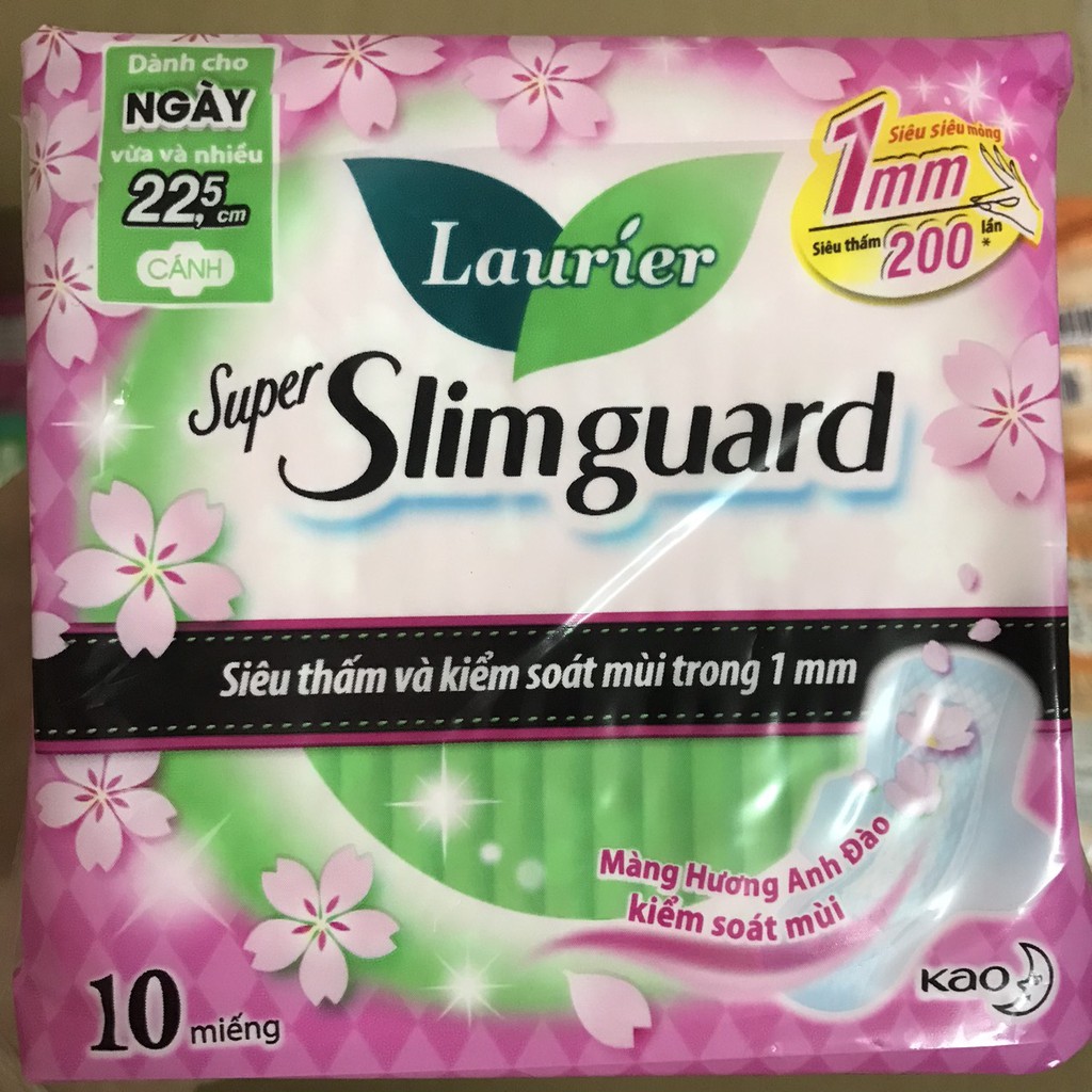 BĂNG VỆ SINH LAURIER SUPER SLIMGUARD.