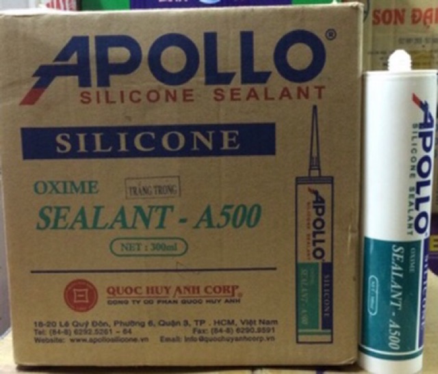 Silocone Apllpo 500, keo A500