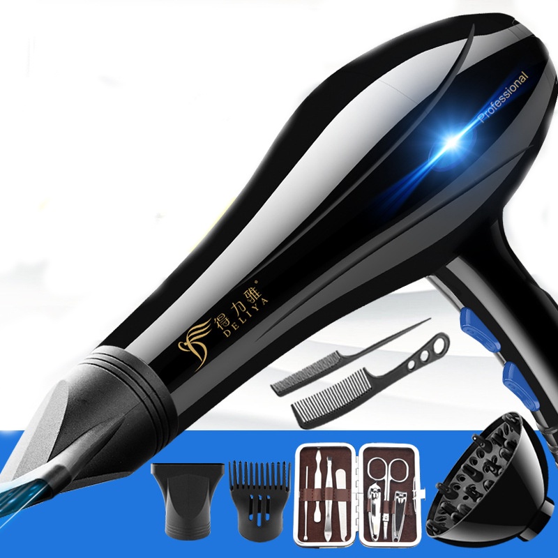 Máy sấy tóc,Máy sấy tóc du lịch mùa hè máy sấy tóc 2 chiều nóng lạnh Deliya 8090 Công Suất 3200W Có 3 Chế độ nhiệt-Bảo H