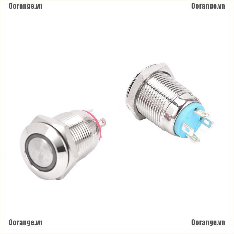 Nút ấn công tắc 12mm 5V có đèn led chống nước tiện dụng | BigBuy360 - bigbuy360.vn