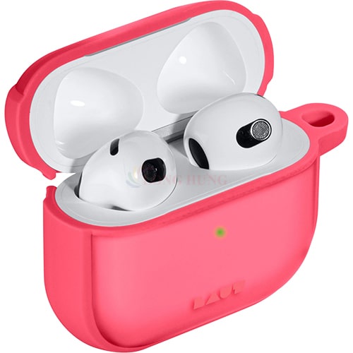 Bao Silicone hỗ trợ sạc không dây Laut Huex AirPods 3 L_AP4_HX - Hàng chính hãng - Chống bám vân tay hiệu quả