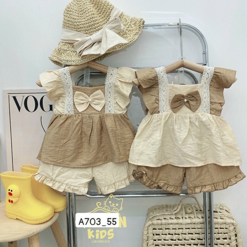 ẢNH THẬT TẠI SHOP🌸SET NƠ ĐŨI BÉ GÁI🌸 7-15kg